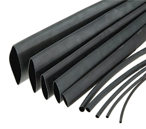 Adhesive Lined Dual Wall Heatshrink Black 6mm (HSA.6/BLACK)